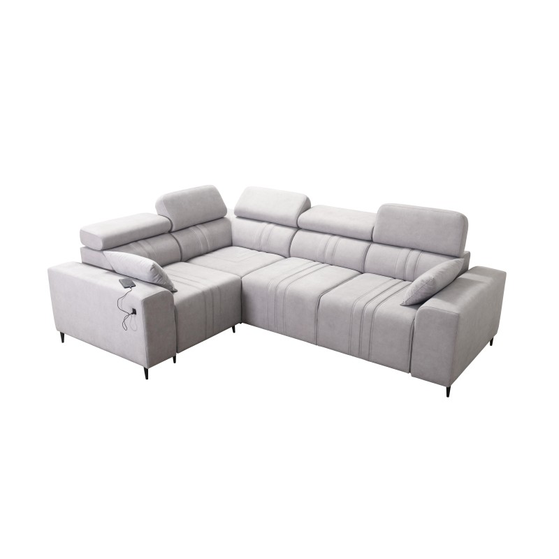 Sofá esquinero Verona II con función de cama: elegancia y funcionalidad en uno.