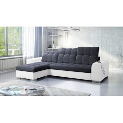 Sofá esquinero Prisma I con función de cama y puerto USB: comodidad y elegancia en uno.