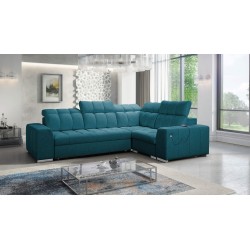 Prisma II corner sofa with sleeping function in Velvet fabric | Pet friendly, Terra 75 | Your perfect place to relax