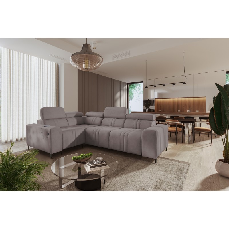 Verona II corner sofa with a sleeping function - elegance and functionality in one
