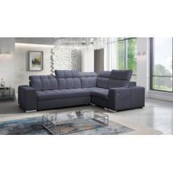 Prisma II corner sofa with a sleeping function in Velvet fabric | Pet friendly, Terra 96 | Your ideal place to relax