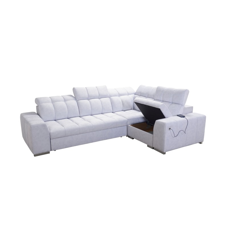 Esquina Prisma II con función para dormir en tela Velvet | Apto para mascotas, Terra 99 | Tu lugar ideal para relajarte
