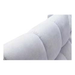 Esquinero Prisma II con función de cama en tela Velvet | Apto para mascotas, Terra 06 + Ecocuero | Tu lugar ideal para relajarte