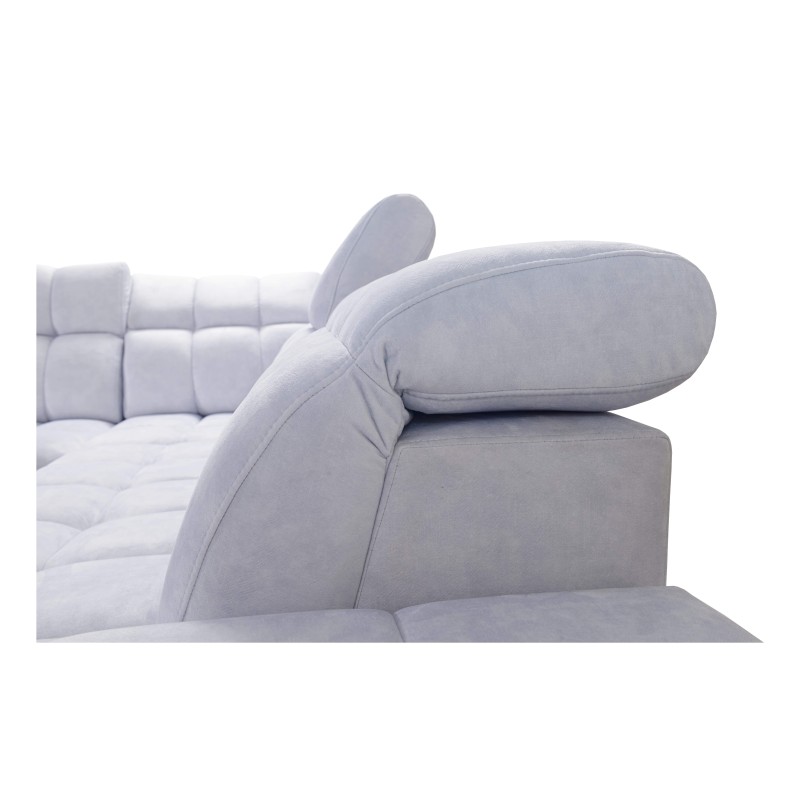 Prisma II Ecksofa mit Schlaffunktion im Samtstoff | Haustierfreundlich, Terra 26 + schwarzes Kunstleder | Dein idealer Ort zum E