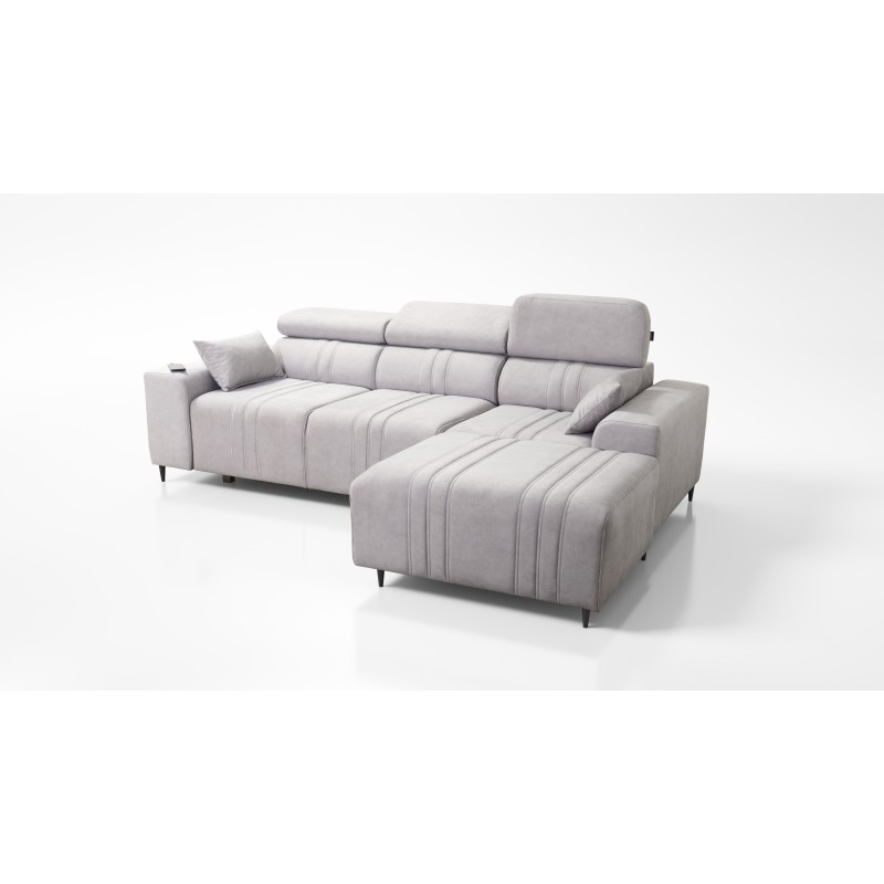 Elegantes Ecksofa Verona I mit Schlaffunktion - Velours, Vena 14 | Ihr ideales Möbelstück