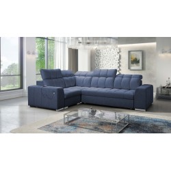 Prisma II corner sofa with a sleeping function in Velvet fabric | Pet friendly, Terra 76 | Your perfect place to relax