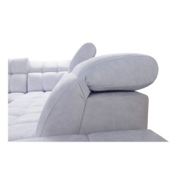 Prisma II Ecksofa mit Schlaffunktion im Samtstoff | Haustierfreundlich, Terra 92 + Schwarzes Kunstleder | Ihr perfekter Ort zum 