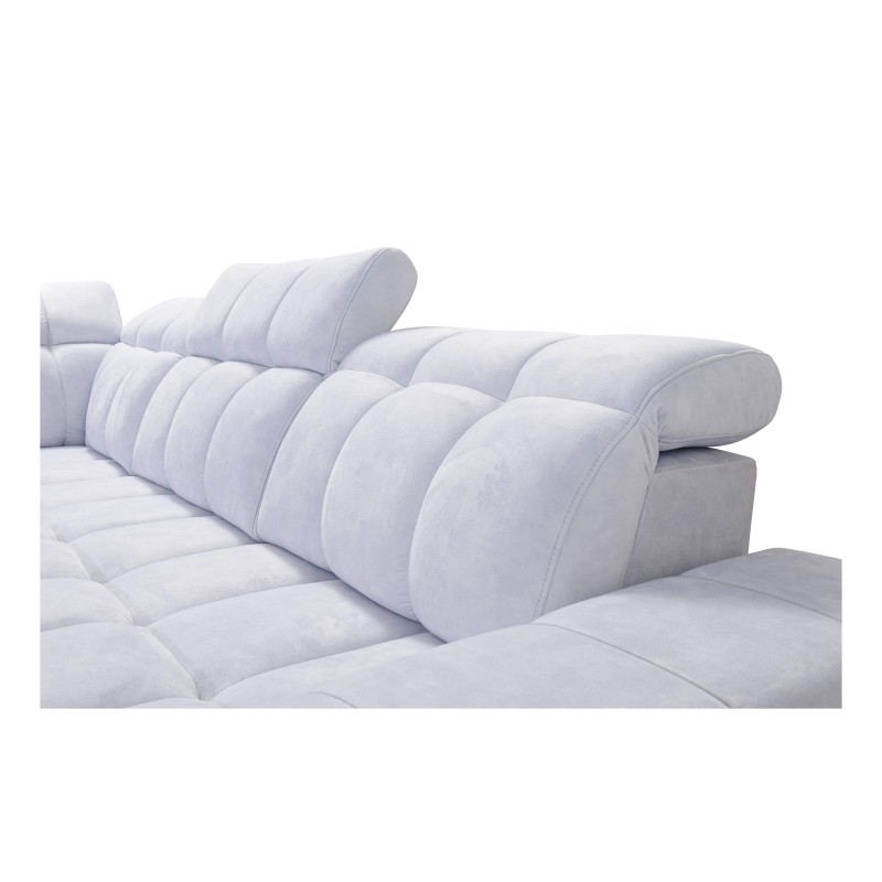 Esquinero Prisma II con función de cama en tela Velvet | Apto para mascotas, Terra 99 + Eco-cuero | Tu lugar ideal para relajart