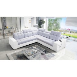 Ecksofa Prisma III mit Schlaffunktion und USB-Anschluss – Komfort und Stil in einem Möbelstück