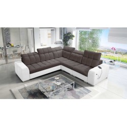 Ecksofa Prisma III mit Schlaffunktion und USB-Anschluss – Komfort und Stil in einem Möbelstück