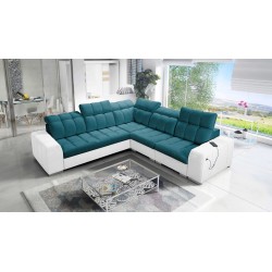 Ecksofa Prisma III mit Schlaffunktion und USB-Anschluss – Komfort und Stil in einem Möbelstück