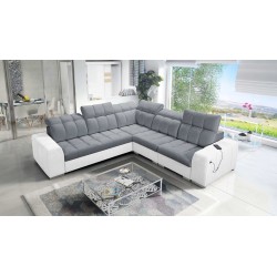 Ecksofa Prisma III mit Schlaffunktion und USB-Anschluss – Komfort und Stil in einem Möbelstück