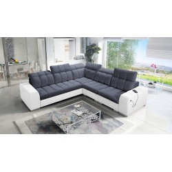 Ecksofa Prisma III mit Schlaffunktion und USB-Anschluss – Komfort und Stil in einem Möbelstück