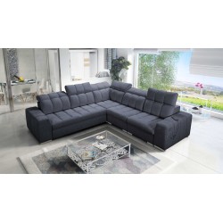Prisma III corner sofa with sleeping function and USB port – comfort and style in one piece of furniture