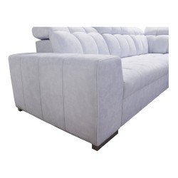 Prisma III corner sofa with sleeping function and USB port – comfort and style in one piece of furniture