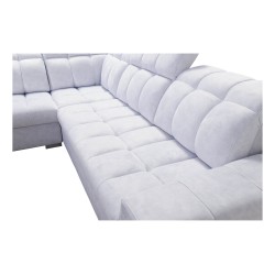 Esquinero Prisma III con función de cama y puerto USB: comodidad y estilo en un solo mueble.