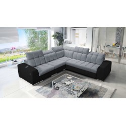 Prisma III corner sofa with sleeping function and USB port – comfort and style in one piece of furniture