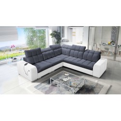 Ecksofa Prisma III mit Schlaffunktion und USB-Anschluss – Komfort und Stil in einem Möbelstück