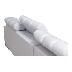 Esquinero Prisma III con función de cama y puerto USB: comodidad y estilo en un solo mueble.