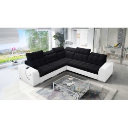 Ecksofa Prisma III mit Schlaffunktion und USB-Anschluss – Komfort und Stil in einem Möbelstück