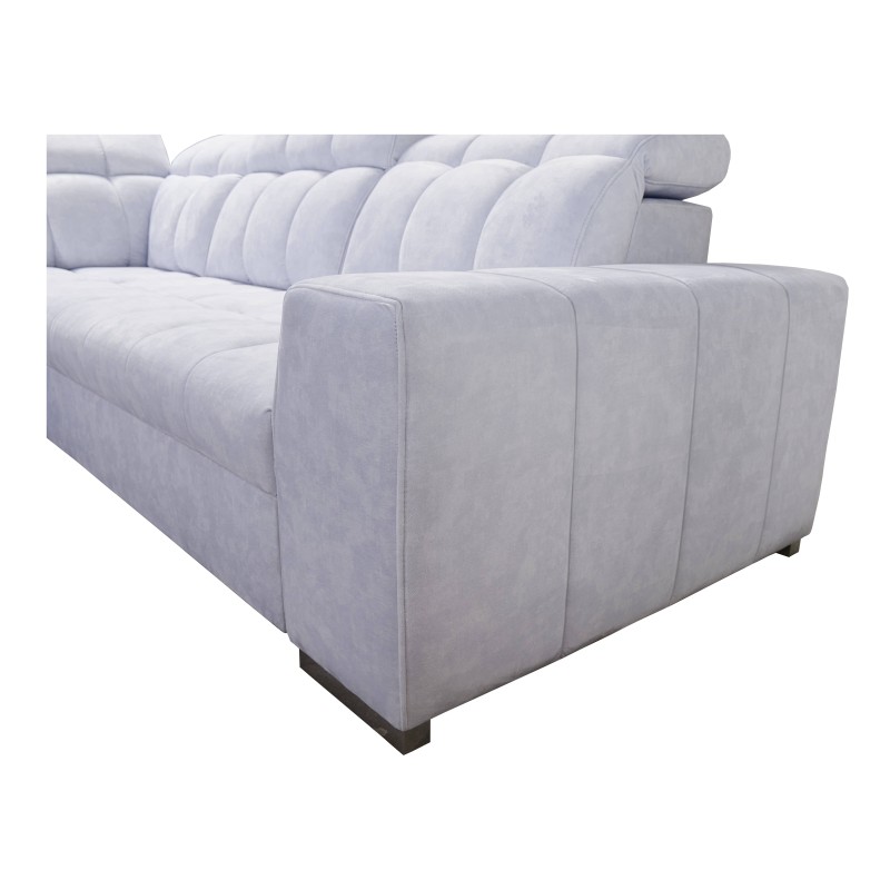 Esquinero Prisma III con función de cama y puerto USB: comodidad y estilo en un solo mueble.