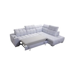 Prisma VII corner sofa with a sleeping function and USB port - designed for your comfort!