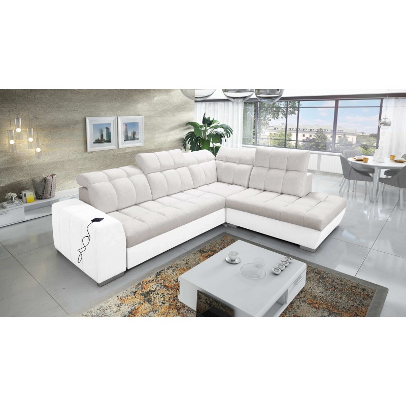 Ecksofa Prisma VII mit Schlaffunktion und USB-Anschluss - für Ihren Komfort geschaffen!