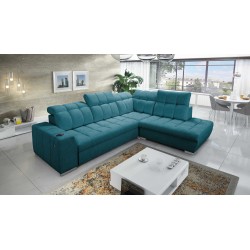 Prisma VII corner sofa with a sleeping function and USB port - designed for your comfort!