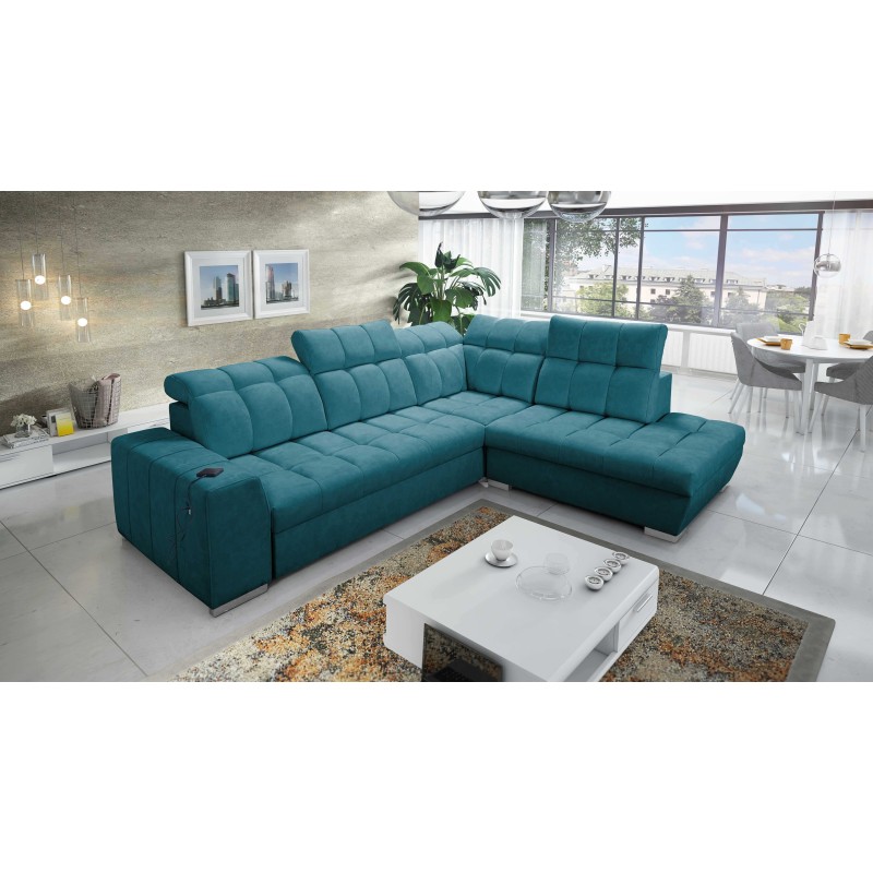 Ecksofa Prisma VII mit Schlaffunktion und USB-Anschluss - für Ihren Komfort geschaffen!