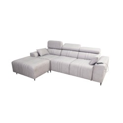 Elegante Sofá Esquinero Verona I con función para dormir - Terciopelo, Vena 10 | Tu mueble ideal