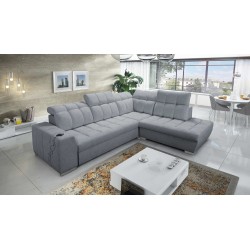 Prisma VII corner sofa with a sleeping function and USB port - designed for your comfort!