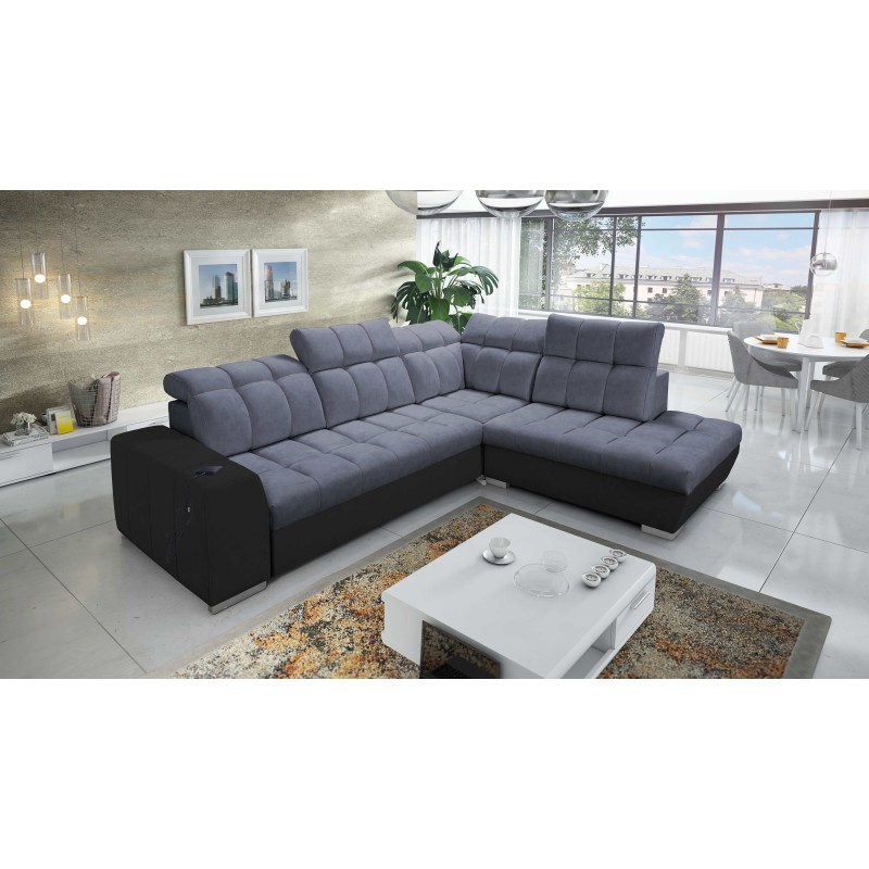 Esquina Prisma VII con función de cama y puerto USB: ¡creada para tu comodidad!