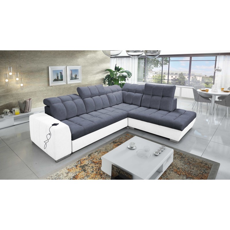 Esquina Prisma VII con función de cama y puerto USB: ¡creada para tu comodidad!