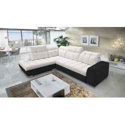 Prisma VII corner sofa with a sleeping function and USB port - designed for your comfort!