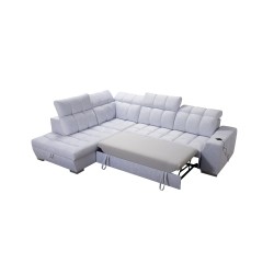 Prisma VII corner sofa with a sleeping function and USB port - designed for your comfort!