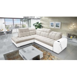 Prisma VII corner sofa with a sleeping function and USB port - designed for your comfort!