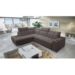 Prisma VII corner sofa with a sleeping function and USB port - designed for your comfort!