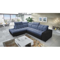 Prisma VII corner sofa with a sleeping function and USB port - designed for your comfort!