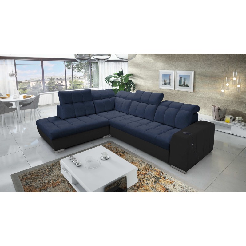 Ecksofa Prisma VII mit Schlaffunktion und USB-Anschluss - für Ihren Komfort geschaffen!