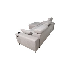 Elegante Sofá Esquinero Verona I con función de cama - Terciopelo, Vena 8 | Tu mueble ideal