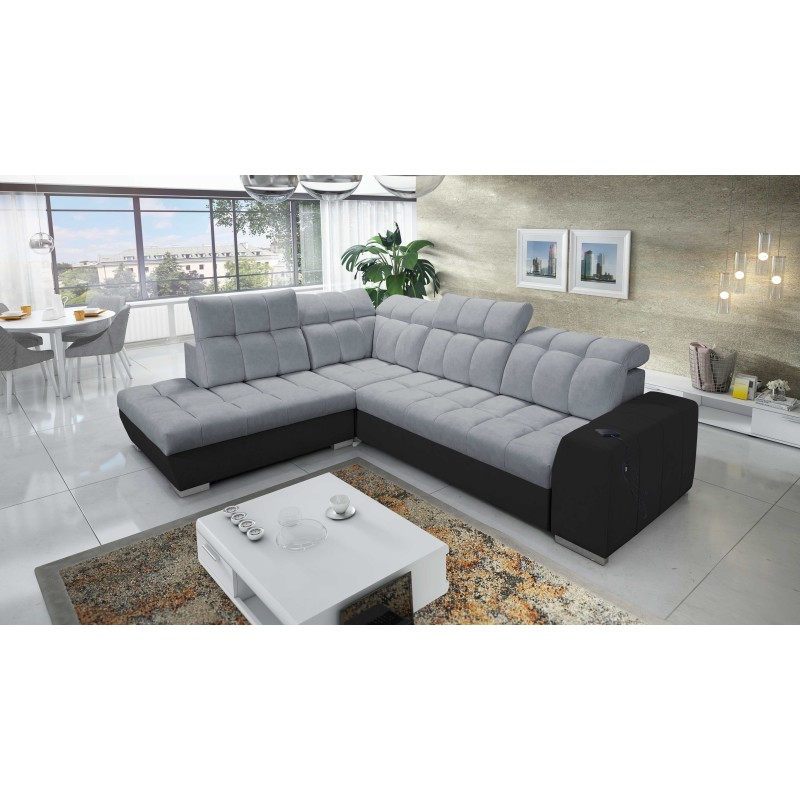 Ecksofa Prisma VII mit Schlaffunktion und USB-Anschluss - für Ihren Komfort geschaffen!