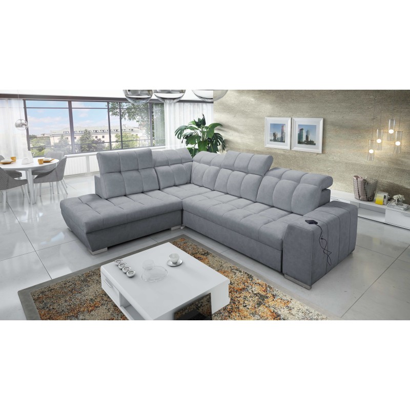 Ecksofa Prisma VII mit Schlaffunktion und USB-Anschluss - für Ihren Komfort geschaffen!