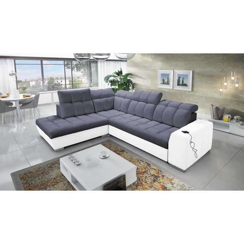 Esquina Prisma VII con función de cama y puerto USB: ¡creada para tu comodidad!