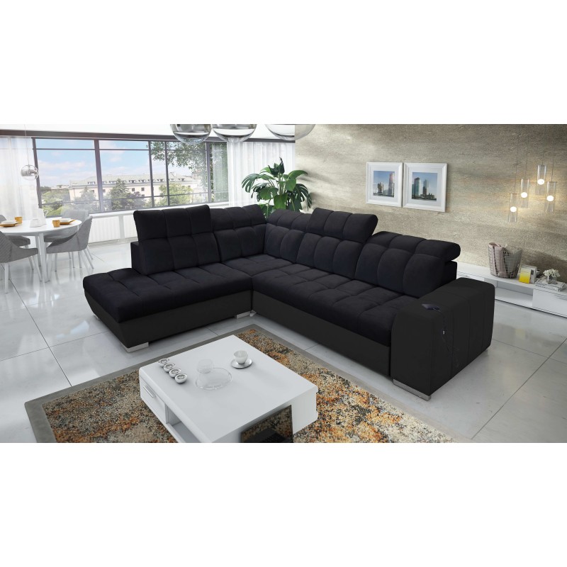 Esquina Prisma VII con función de cama y puerto USB: ¡creada para tu comodidad!