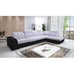 Esquinero Prisma XI con función de cama y puerto USB: elegancia y confort.