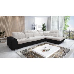 Prisma XI corner sofa with sleeping function and USB port - elegance and comfort