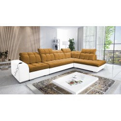 Ecksofa Prisma XI mit Schlaffunktion und USB-Anschluss - Eleganz und Komfort