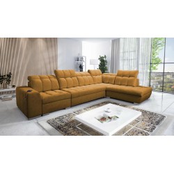 Esquinero Prisma XI con función de cama y puerto USB: elegancia y confort.