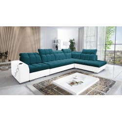 Ecksofa Prisma XI mit Schlaffunktion und USB-Anschluss - Eleganz und Komfort