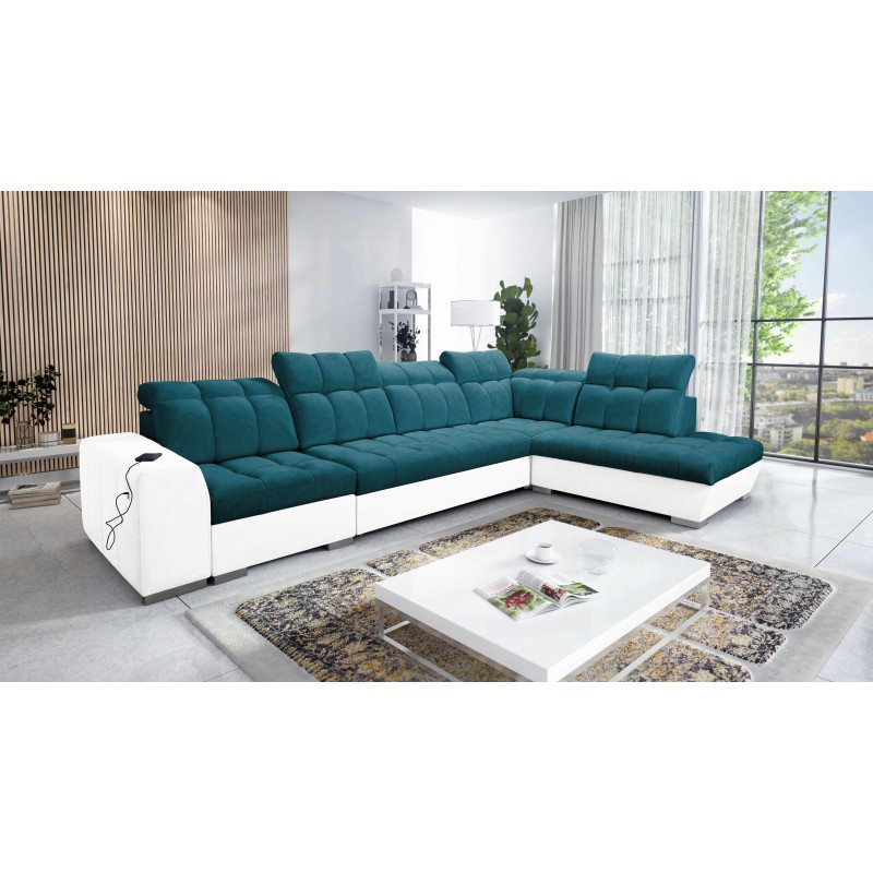 Ecksofa Prisma XI mit Schlaffunktion und USB-Anschluss - Eleganz und Komfort